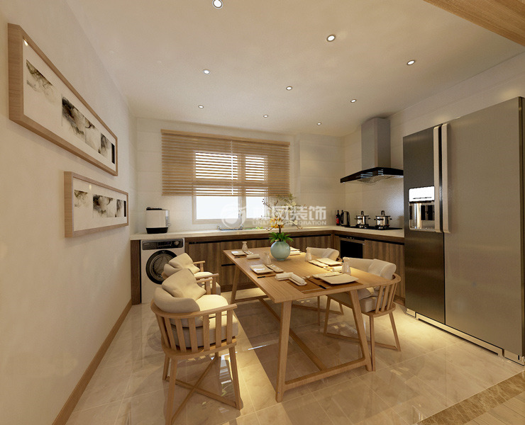 林鳳裝飾L型廚房裝修效果圖 林鳳裝飾L型廚房裝修效果圖