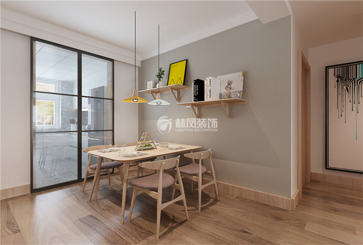 中海和平之門GHOUSE天際115㎡戶型餐廳裝修案例 中海和平之門GHOUSE天際115㎡戶型餐廳裝修案例