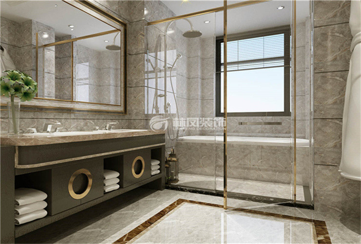 輕奢風(fēng)格衛(wèi)生間裝修效果圖 輕奢風(fēng)格衛(wèi)生間裝修效果圖