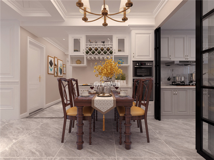 美式風(fēng)格定制餐邊柜設(shè)計(jì)裝修效果圖 美式風(fēng)格定制餐邊柜設(shè)計(jì)裝修效果圖