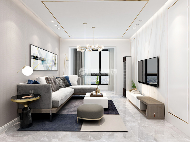 客廳視覺擴(kuò)容設(shè)計裝修效果圖