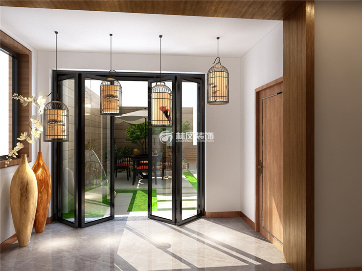 北歐風(fēng)格折疊門(mén)裝修效果圖