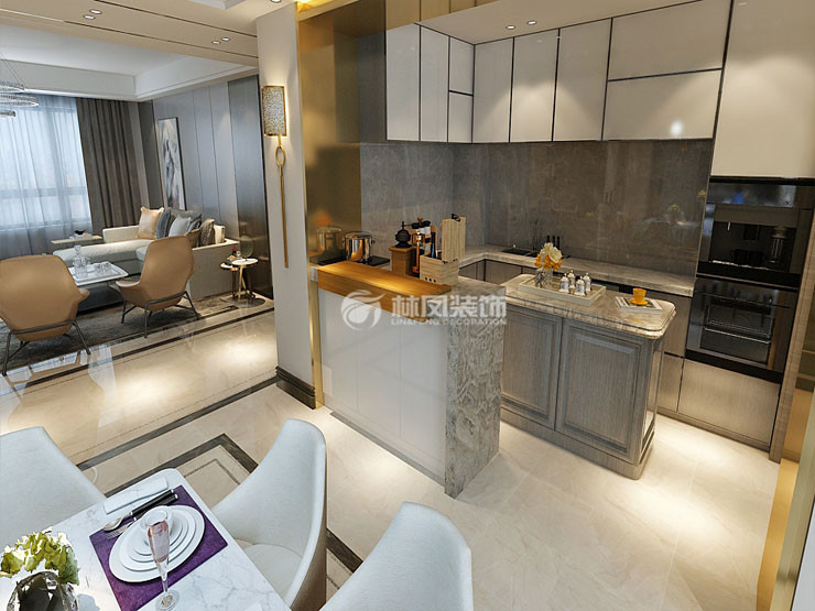 現(xiàn)代風格開放式廚房設(shè)計裝修效果圖 現(xiàn)代風格開放式廚房設(shè)計裝修效果圖