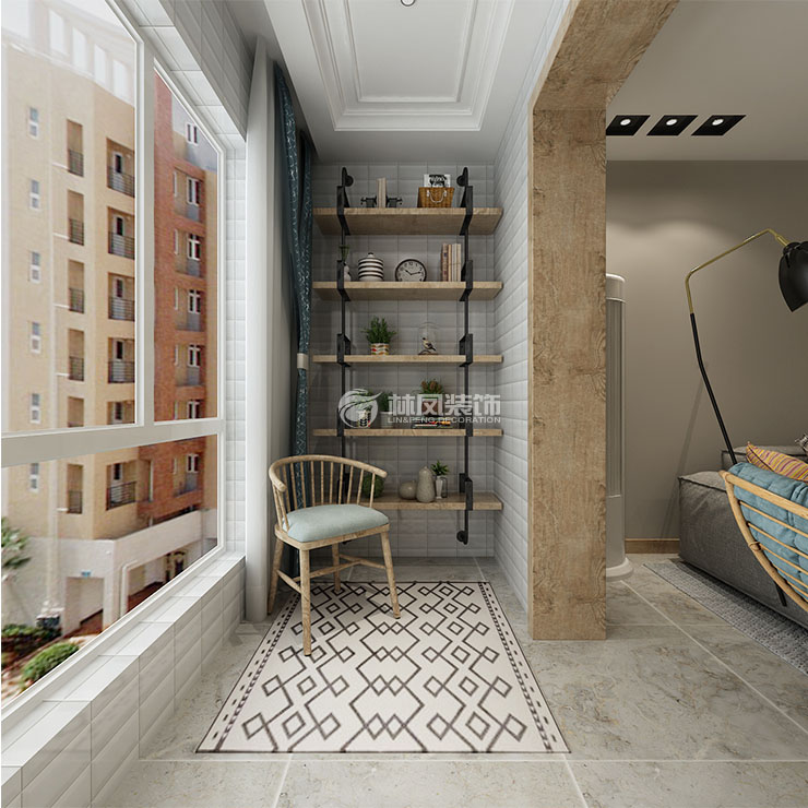 北歐風格陽臺隔板設(shè)計裝修效果圖 北歐風格陽臺隔板設(shè)計裝修效果圖