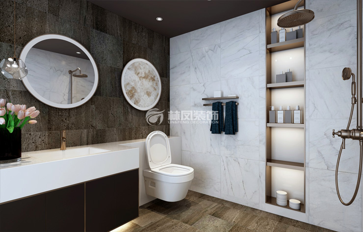 現(xiàn)代輕奢風格衛(wèi)生間裝修效果圖 現(xiàn)代輕奢風格衛(wèi)生間裝修效果圖