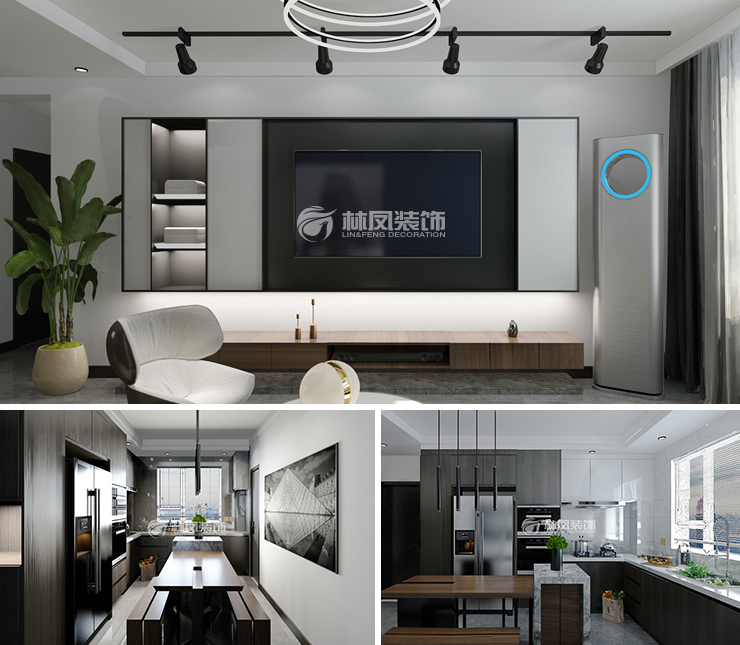 碧桂園銀億大城印象122平現(xiàn)代風格效果圖 碧桂園銀億大城印象122平現(xiàn)代風格效果圖