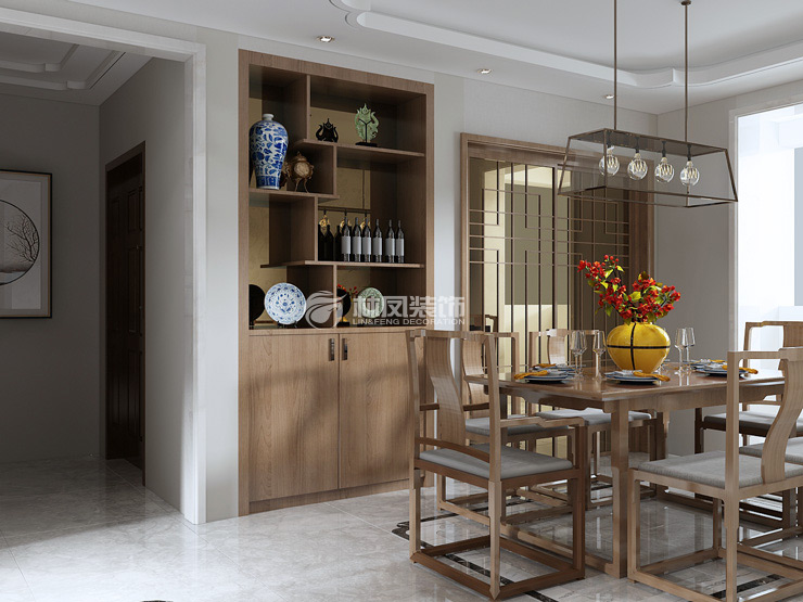 日式風(fēng)格餐廳收納柜設(shè)計裝修效果圖 日式風(fēng)格餐廳收納柜設(shè)計裝修效果圖