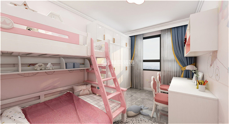 兒童房雙層床裝修效果圖 兒童房雙層床裝修效果圖