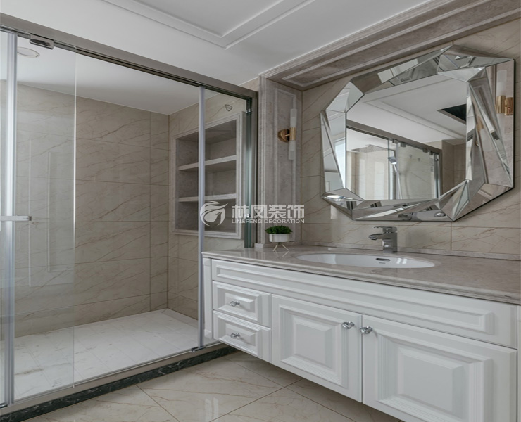 衛(wèi)生間干區(qū)洗手臺收納設計裝修效果圖 衛(wèi)生間干區(qū)洗手臺收納設計裝修效果圖