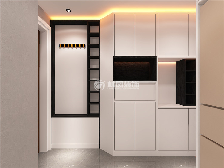 玄關(guān)鞋柜無(wú)把手設(shè)計(jì)裝修效果圖 玄關(guān)鞋柜無(wú)把手設(shè)計(jì)裝修效果圖