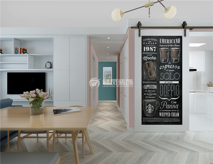 北歐風(fēng)格廚房谷倉(cāng)門(mén)設(shè)計(jì)裝修效果圖 北歐風(fēng)格廚房谷倉(cāng)門(mén)設(shè)計(jì)裝修效果圖