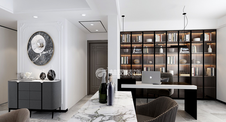 輕奢風(fēng)格書(shū)房設(shè)計(jì)裝修效果圖 輕奢風(fēng)格書(shū)房設(shè)計(jì)裝修效果圖