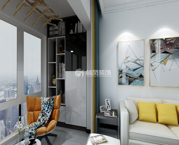 現代風格陽臺定制柜裝修效果圖 現代風格陽臺定制柜裝修效果圖