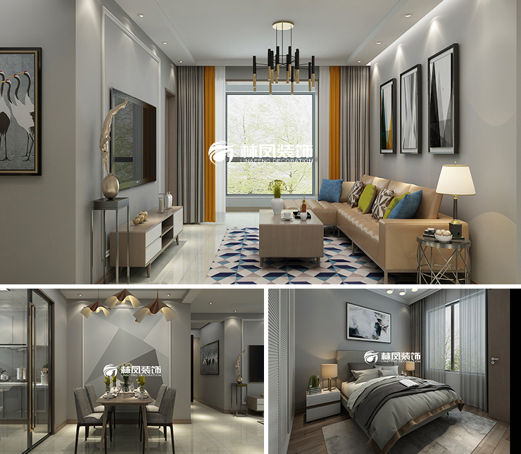 金地藝境 130平 現(xiàn)代簡約風(fēng)格裝修效果圖 金地藝境 130平 現(xiàn)代簡約風(fēng)格裝修效果圖