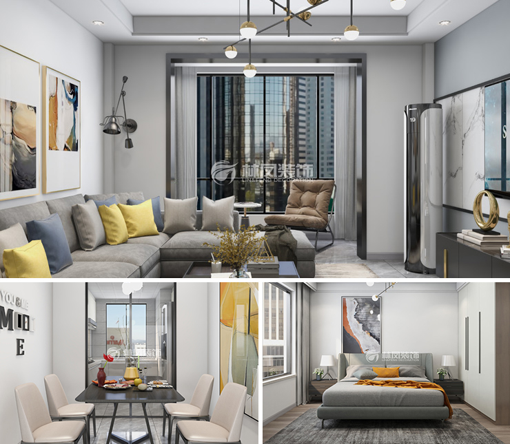 金地藝境 86平 輕奢風(fēng)格裝修效果圖 金地藝境 86平 輕奢風(fēng)格裝修效果圖