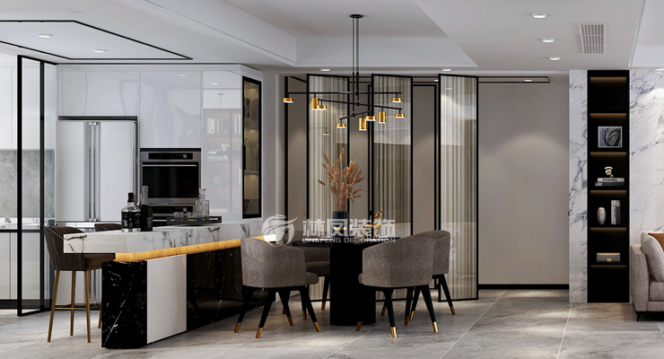 輕奢風(fēng)格餐廳裝修效果圖 輕奢風(fēng)格餐廳裝修效果圖