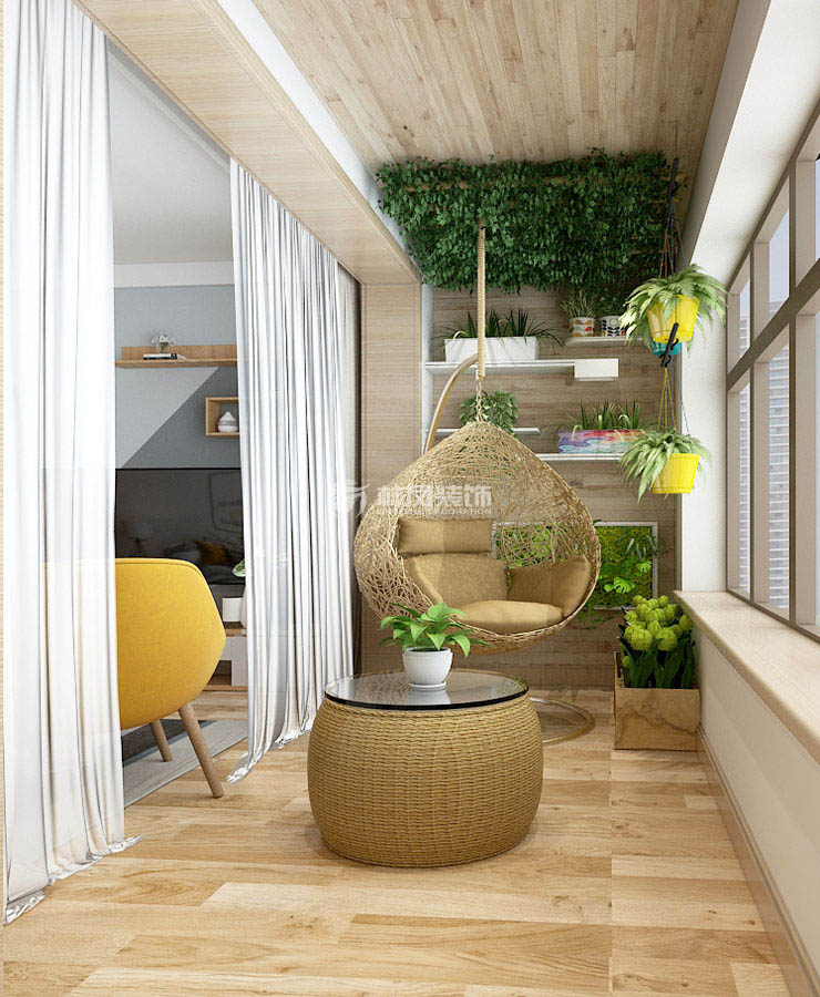 北歐風(fēng)格陽臺裝修效果圖 北歐風(fēng)格陽臺裝修效果圖