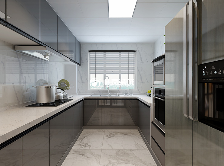 現(xiàn)代風格廚房頂吸式煙機裝修效果圖 現(xiàn)代風格廚房頂吸式煙機裝修效果圖