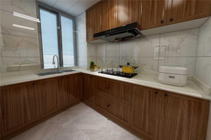 北歐風格廚房頂吸式廚房裝修效果圖 北歐風格廚房頂吸式廚房裝修效果圖