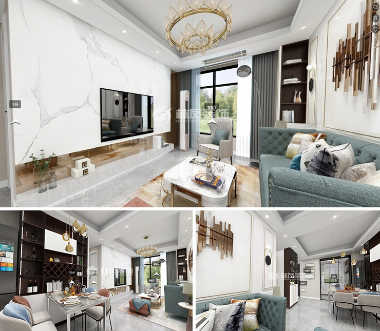 祥聯(lián)?大河原著 106平 輕奢風(fēng)格裝修效果圖 祥聯(lián)?大河原著 106平 輕奢風(fēng)格裝修效果圖