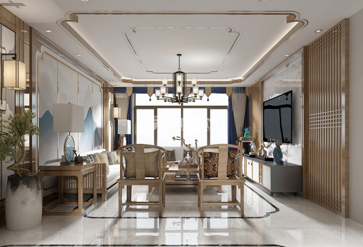 中式風(fēng)格客廳裝修效果圖 中式風(fēng)格客廳裝修效果圖