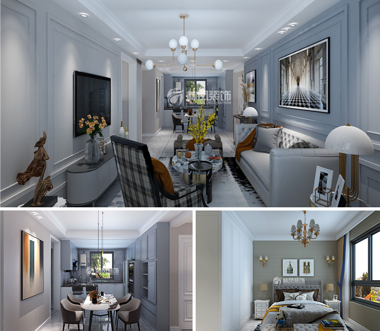 匯置?尚都 140平 美式風(fēng)格裝修效果圖 匯置?尚都 140平 美式風(fēng)格裝修效果圖