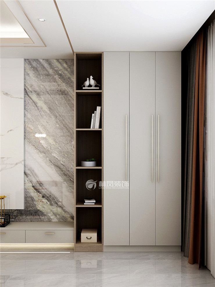 現(xiàn)代風格陽臺收納柜設(shè)計裝修效果圖