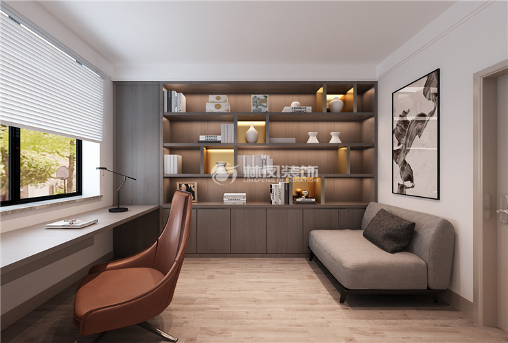 書房百葉窗裝修效果圖