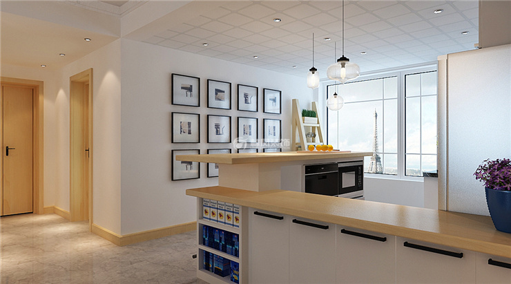 北歐風(fēng)格開(kāi)放式廚房設(shè)計(jì)裝修效果圖 北歐風(fēng)格開(kāi)放式廚房設(shè)計(jì)裝修效果圖