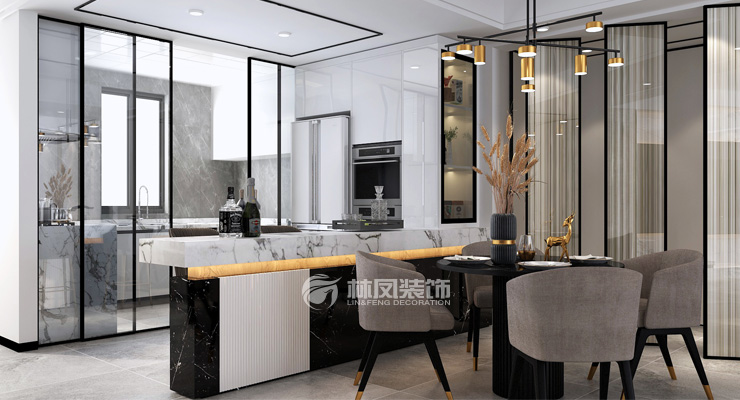 輕奢風(fēng)格餐廚廳設(shè)計(jì)裝修效果圖 輕奢風(fēng)格餐廚廳設(shè)計(jì)裝修效果圖