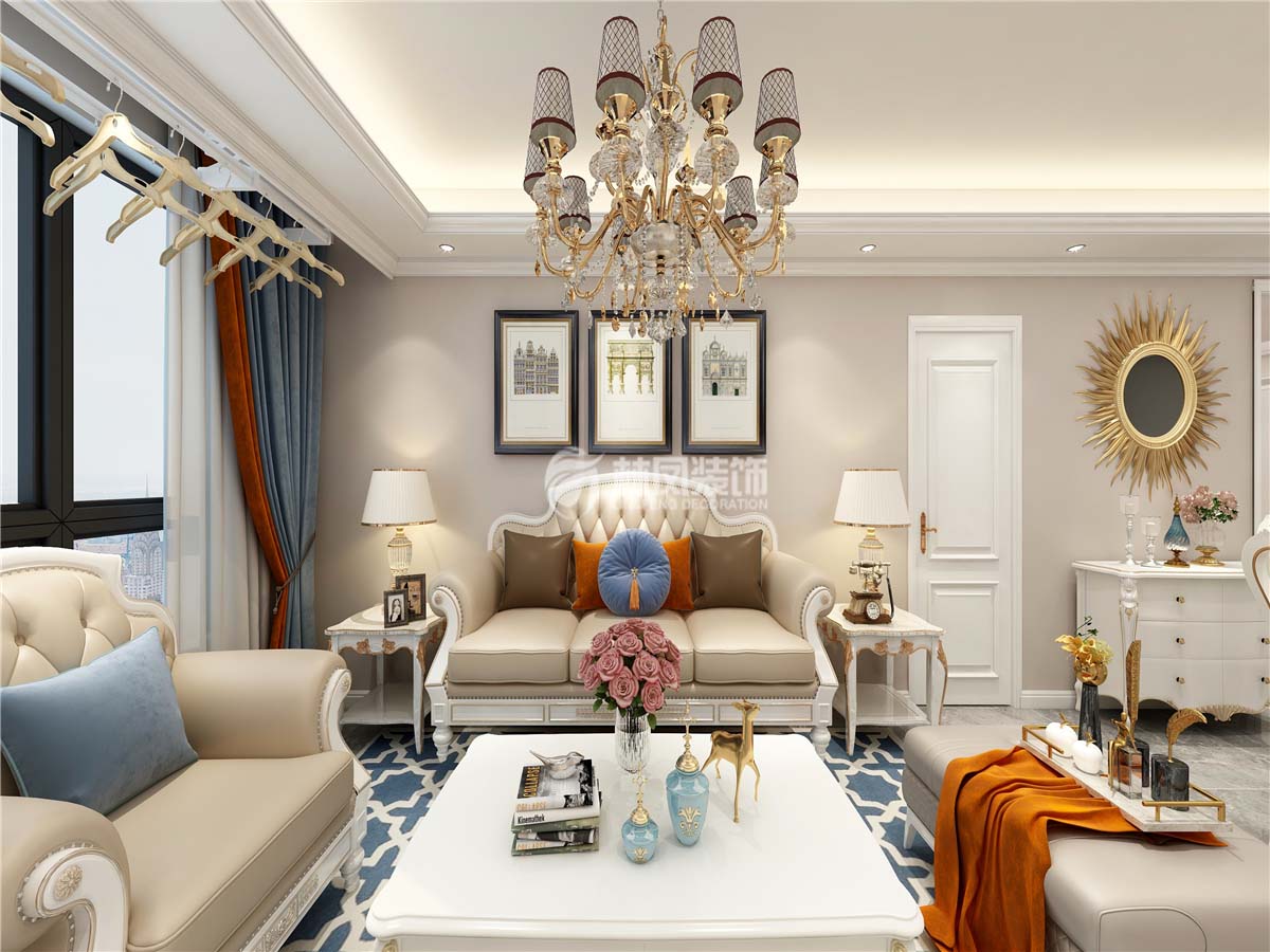 歐式風(fēng)格客廳地毯選擇裝修效果圖 歐式風(fēng)格客廳地毯選擇裝修效果圖