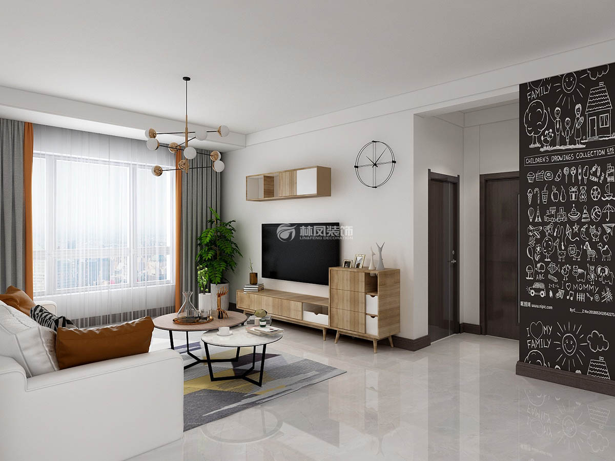 北歐風(fēng)格客廳裝修效果圖 北歐風(fēng)格客廳裝修效果圖