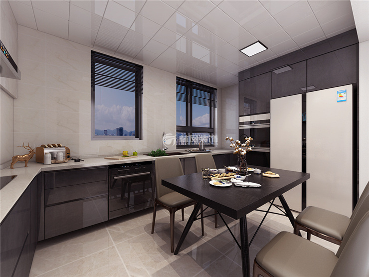 餐廚一體式裝修效果圖 餐廚一體式裝修效果圖