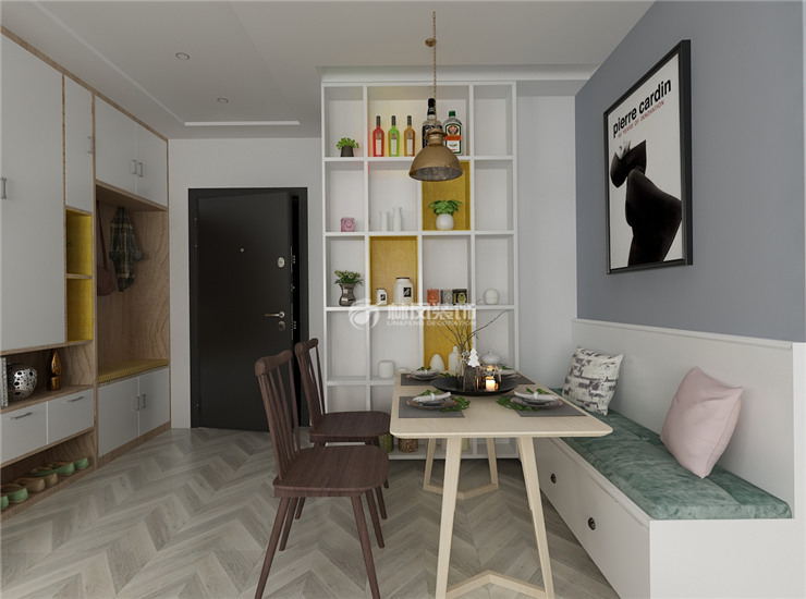 (卡座搭配側(cè)邊柜收納) (卡座搭配側(cè)邊柜收納)