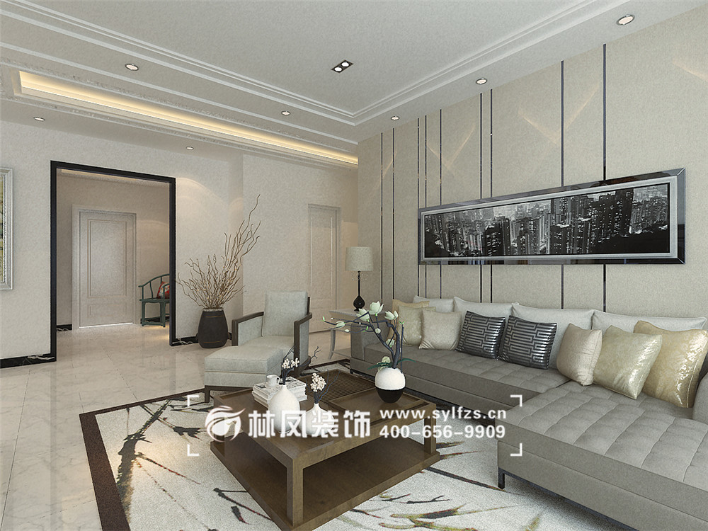 李瑩-東大家屬樓-新中式-157㎡-客廳2.jpg 李瑩-東大家屬樓-新中式-157㎡-客廳2.jpg