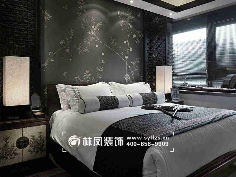 李瑩-東大家屬樓-新中式-157㎡-臥室.jpg 李瑩-東大家屬樓-新中式-157㎡-臥室.jpg